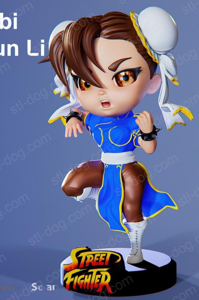 街头霸王（Street Fighter） 春丽(Chun Li) 3D打印图纸